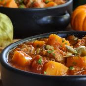 Pork, Poblano, and Pumpkin Stew