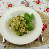 Creamy Pesto Chicken Primavera