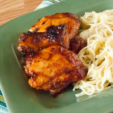 Spicy Honey Chicken Thighs