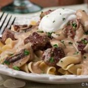 Stylish Beef Stroganoff