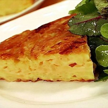 Spaghetti Pie,Cheesy