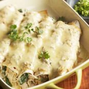 Meals (Creamy Chicken Enchiladas)