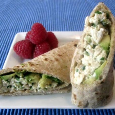 Chicken Salad Avocado Wrap