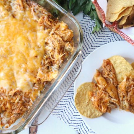 Cheesy Chicken Enchilada Dip