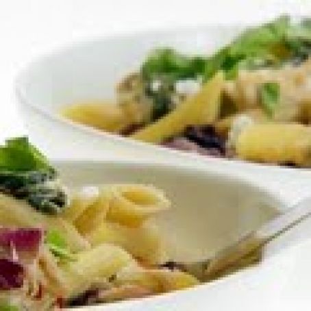 Penne with Treviso and Goat Cheese