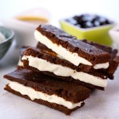 Carla Hall's Brownie Ice Cream Dippers