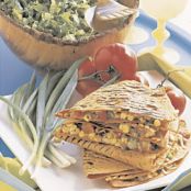 Corn and Pepper Jack Quesadillas