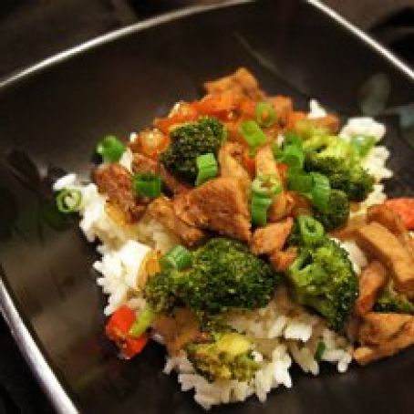Orange Pork Stir Fry Recipe