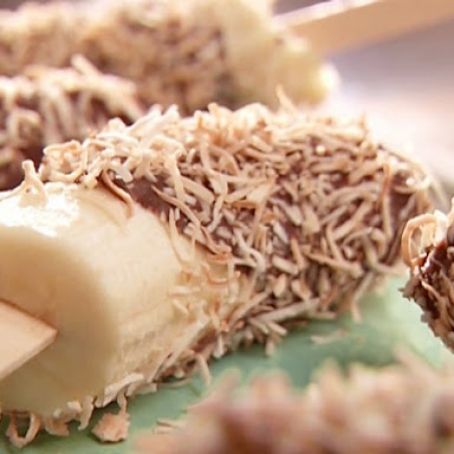 Mexican Chocolate Frozen Bananas