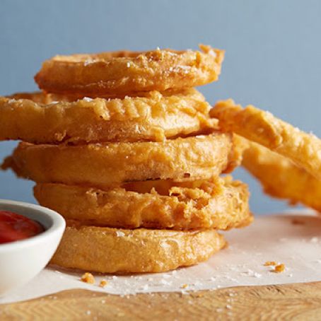 Beer-Battered Onion Rings