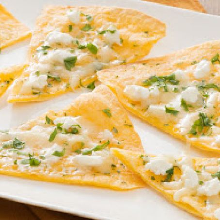 Cheesy Garlic Tortilla Wedges
