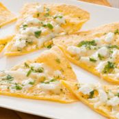 Cheesy Garlic Tortilla Wedges