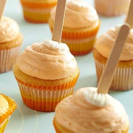 Cupcakes - Orange Cream Pop Cupcakes