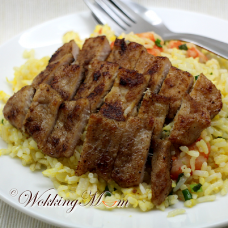PORK - 5-spice Pork Chop 五香猪排