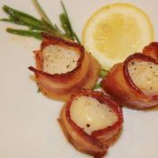 Bacon Wrapped Citrus Scallops