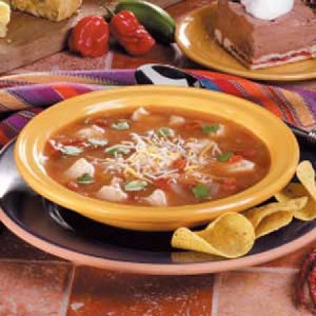 Southwest Chicken Tortilla Soup Recipe