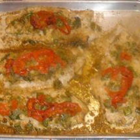 Baked Tilapia with Tomato and Basil