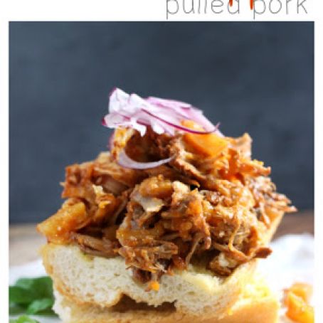 Slow Cooker Barbecue Pineapple Pulled Pork