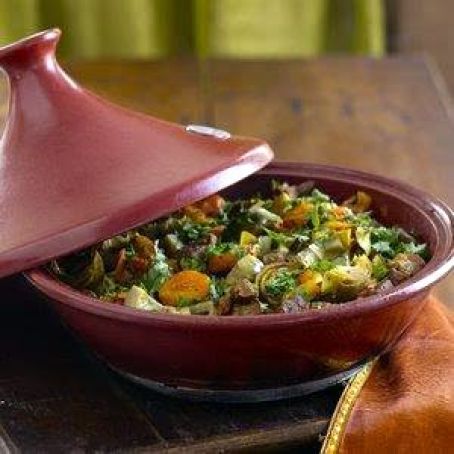 Moroccan Chicken Tajine with Vegetables