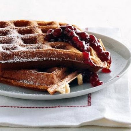 CARDAMOM SOUR CREAM WAFFLES