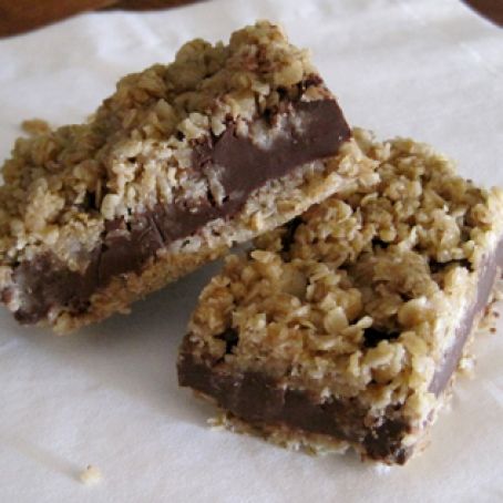 No Bake Chocolate Oat Bars