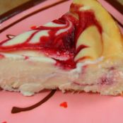 White Chocolate Raspberry Cheesecake