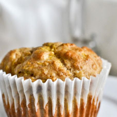 Sunshine Peach Muffins