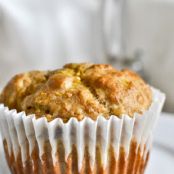 Sunshine Peach Muffins