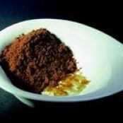 Frozen Chocolate Powder with Lime and Wasabi