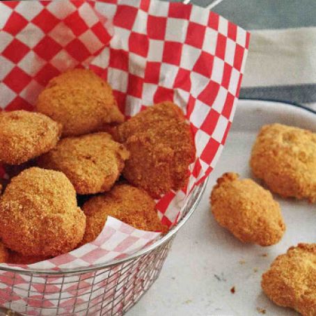 Corn Fritters,  Creamed