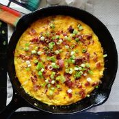 Cheesy Bacon Potato Frittata