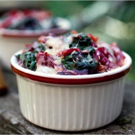 CHARD & CHARD STALK GRATIN