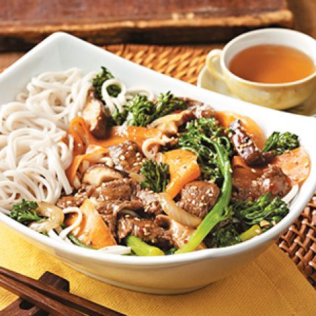 Sesame Beef and Broccolini