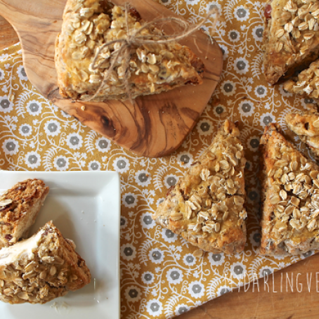 Oatmeal Date Scones
