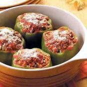Beef, Tangy Stuffed Peppers