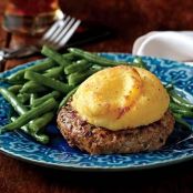 Polenta-Topped Pork Patties