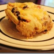 Layered Enchilada Casserole (Freezer Meal)