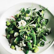 Pea and Radish Salad with Goat Cheese