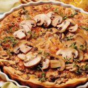 Fresh Mushroom Clafouti