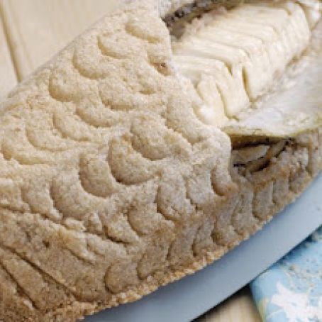 Sea Salt Crusted Pickerel With Shallot Sauce