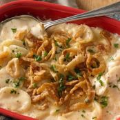 Crispy French Onion Scalloped Potato Casserole