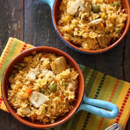 Mom's Spanish Chicken and Rice (otherwise known as arroz con pollo)