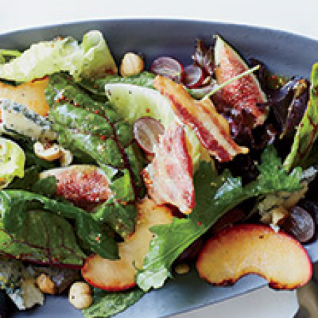Autumn Salad with Figs & Blue Cheese