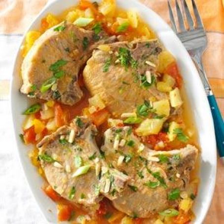 Slow Cooker Tropical Pork Chops Recipe