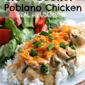 Poblano Chicken Slow Cooker