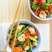 D-Burn: Quinoa “Fried Rice” with Chicken