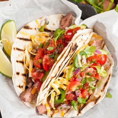 Grilled Flank Steak Tacos