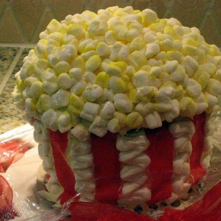 Going to the Movies Popcorn Cake