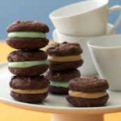 Chewy Chocolate Sandwich Cookies