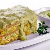 PASTEL AZTECA DE POLLO